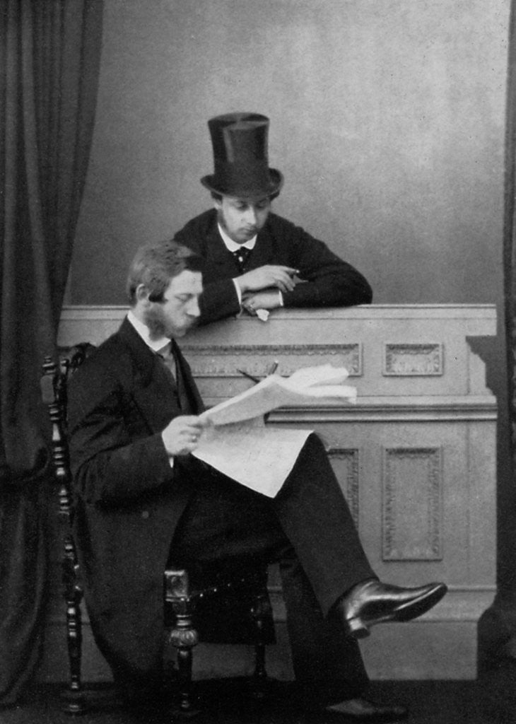 Detail of The Prince of Wales and Crown Prince Frederick William of Prussia, Windsor by Anonymous