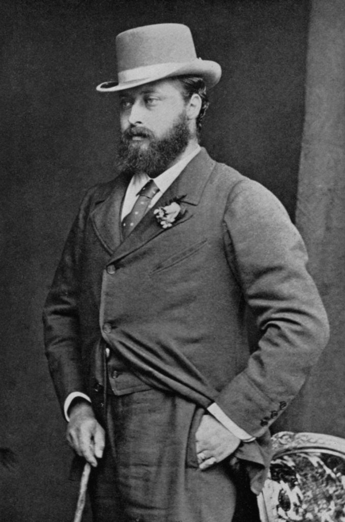 Detail of The Prince of Wales by Russell & Sons