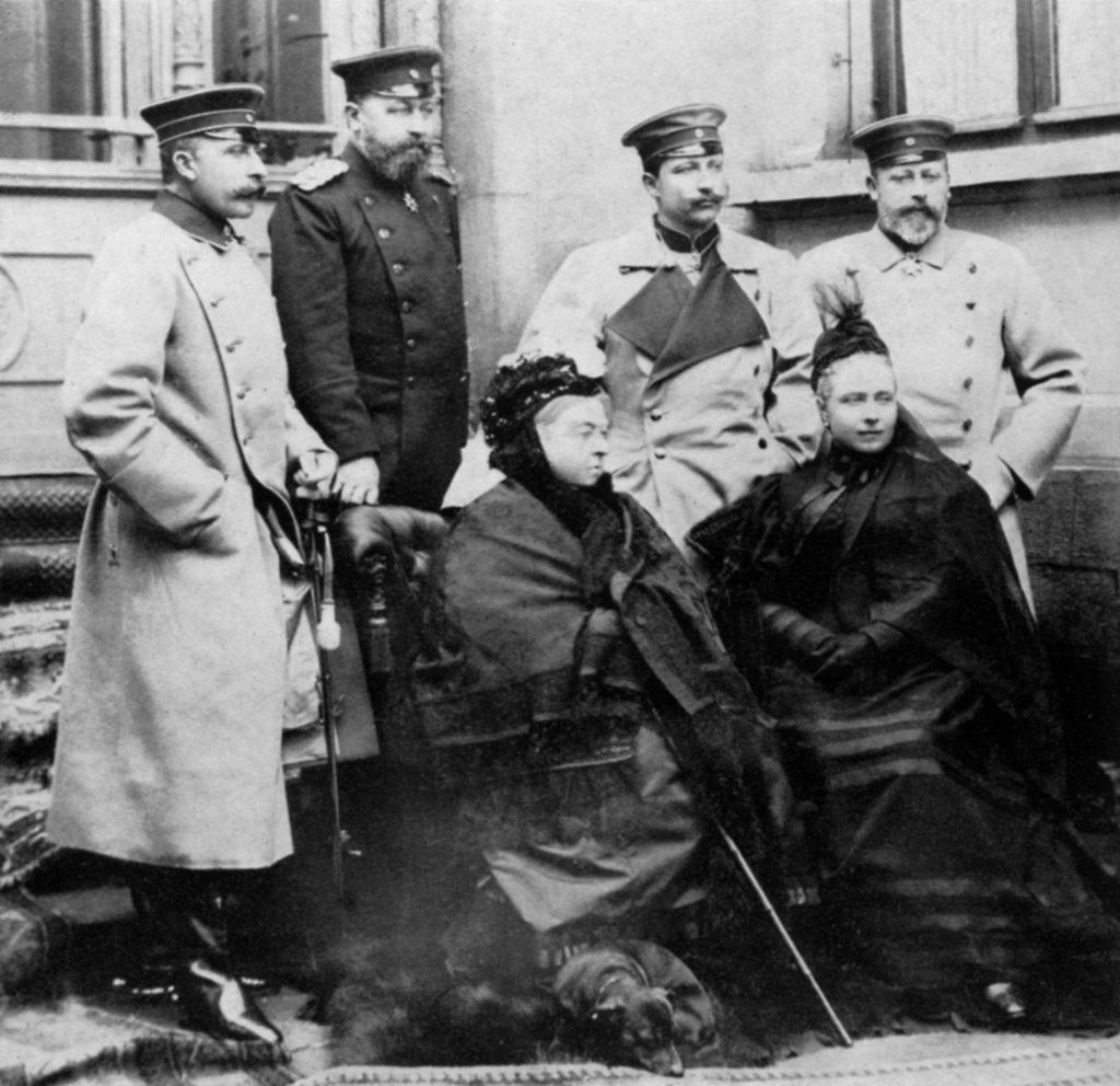 Detail of Members of the Royal Family at Coburg, Germany, April 1894 by Anonymous