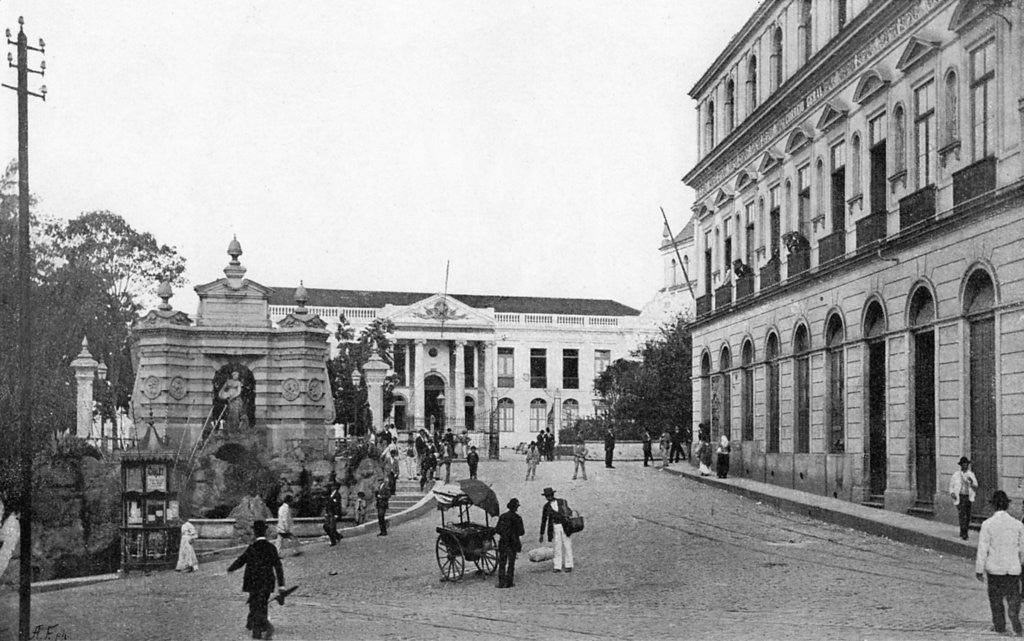 Detail of Palace of the Government, Sao Paulo, Brazil by A Frisch