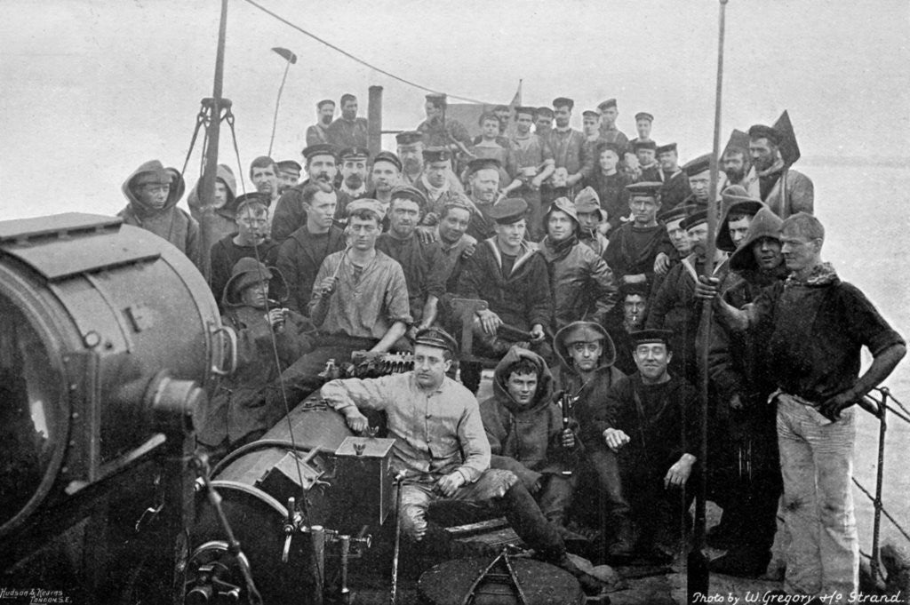 Detail of On board the torpedo-boat destroyer HMS Sturgeon by W Gregory