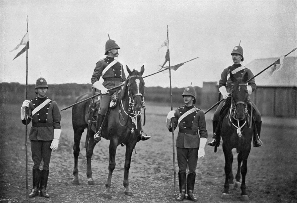 Detail of Troopers of the South Australian Cavalry by Gregory & Co