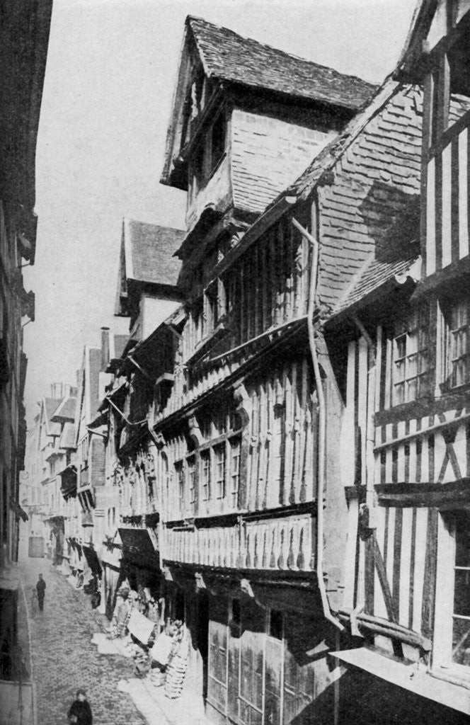 Detail of Medieval Lisieux, Normandy, France by Anonymous