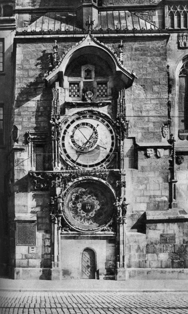 Detail of The Prague Astronomical Clock, Czechoslovakia by Anonymous