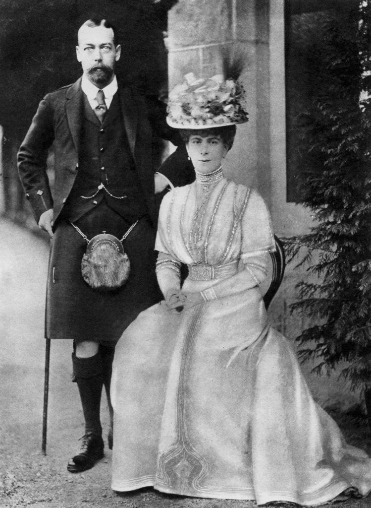 Detail of Prince and Princess of Wales by W&D Downey