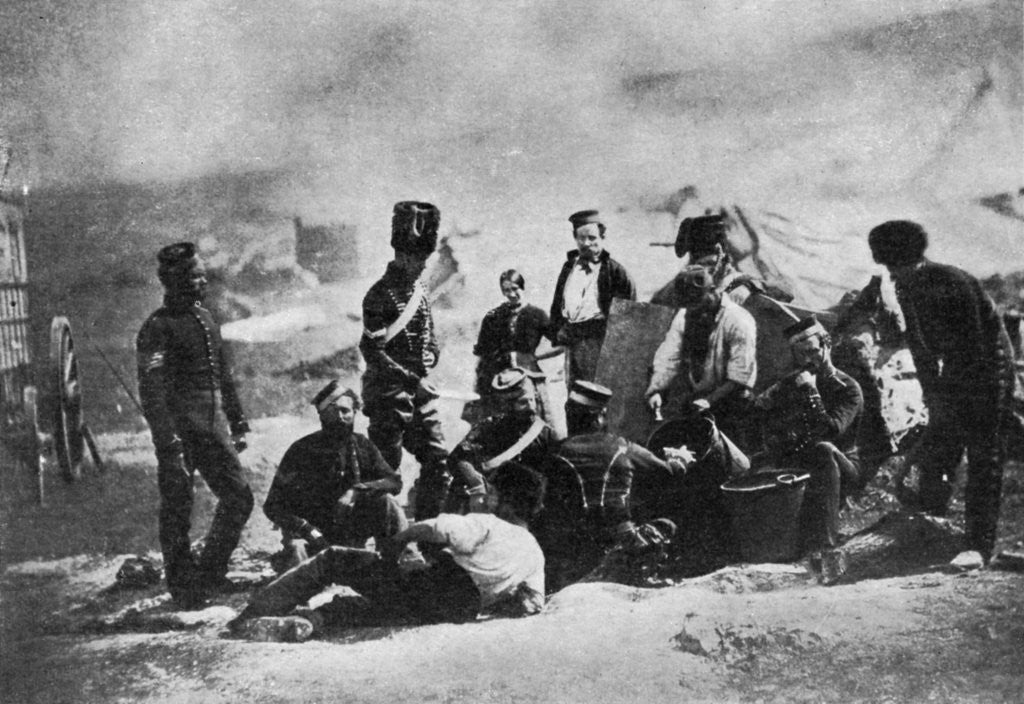 Detail of The cook house of the 8th Hussars, Crimean War by Roger Fenton