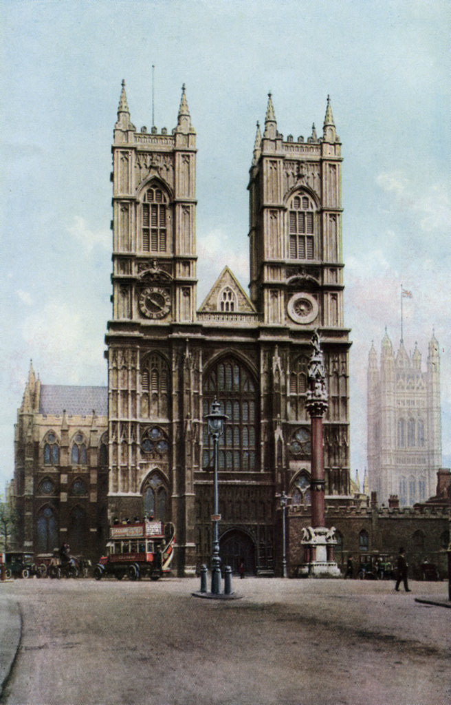 Detail of Westminster Abbey, London by Donald McLeish