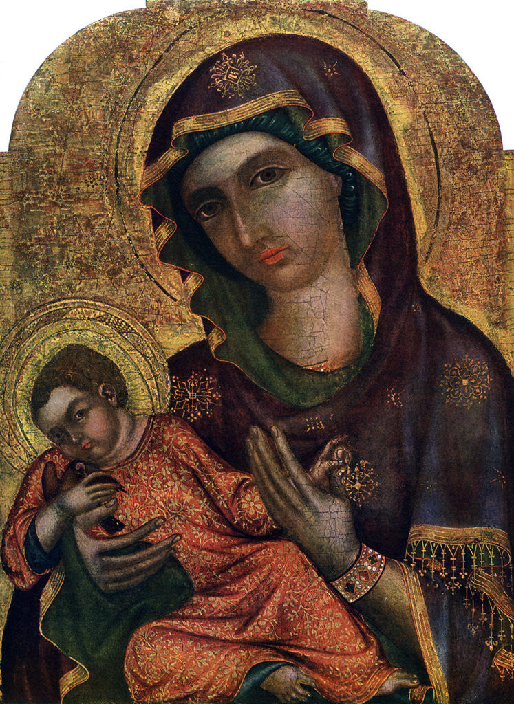Detail of 'Madonna of Most', before 1350 by Anonymous