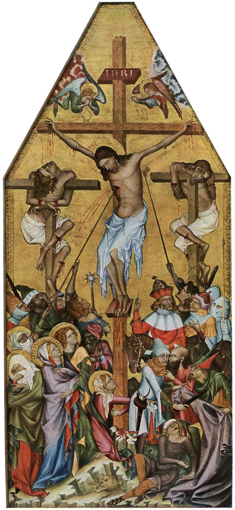 Detail of The Kaufmann Crucifixion by Master of the Vyssi Brod Altar
