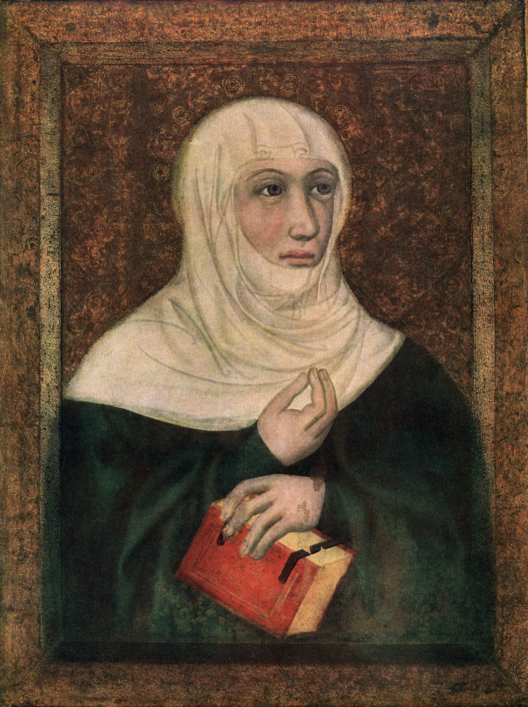 Detail of St Clara by Master Theodoric
