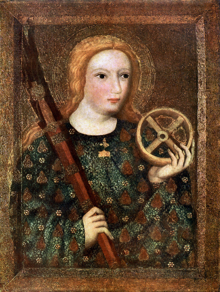 Detail of St Catherine by Master Theodoric