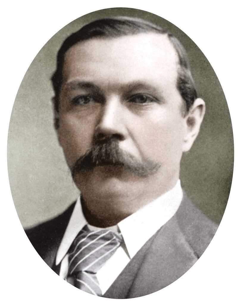 Detail of Arthur Conan Doyle, Scottish writer by Anonymous