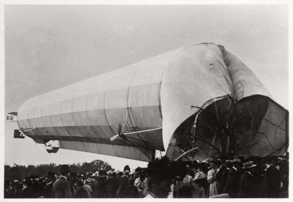 Detail of Zeppelin LZ 5 at Goeppingen, Germany by Anonymous