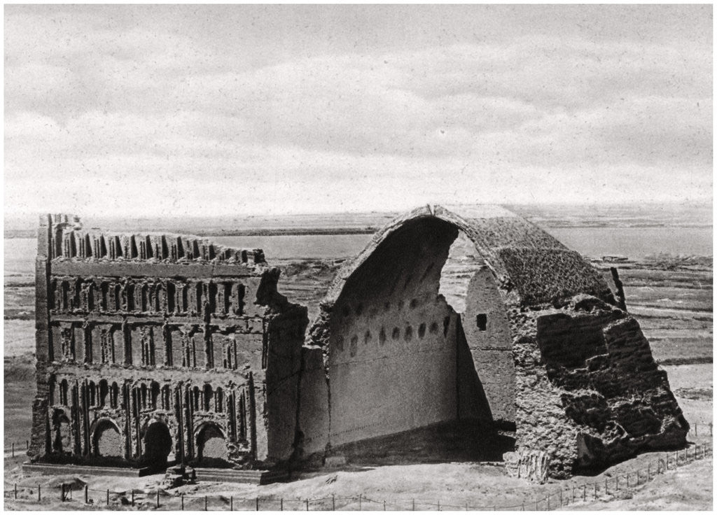 Detail of The Taq-i Kisra from the air, Ctesiphon, Iraq by A Kerim