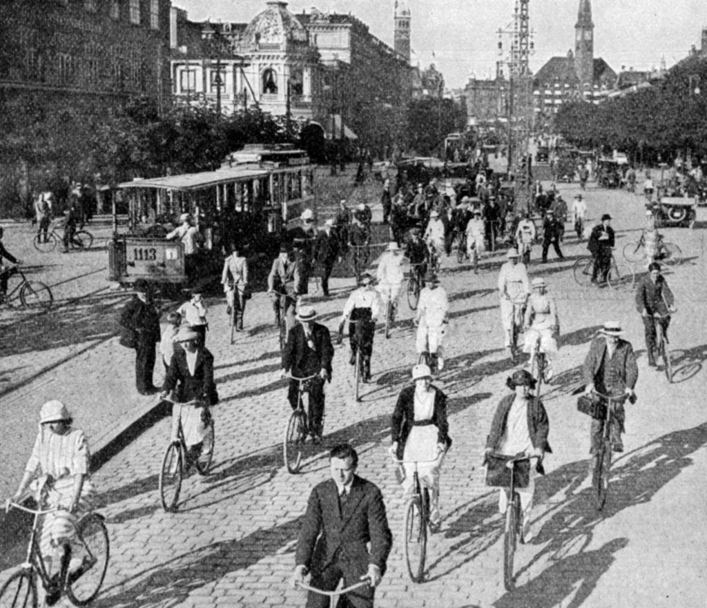 Detail of The Vesterbrogade, Copenhagen, Denmark by T Larsen