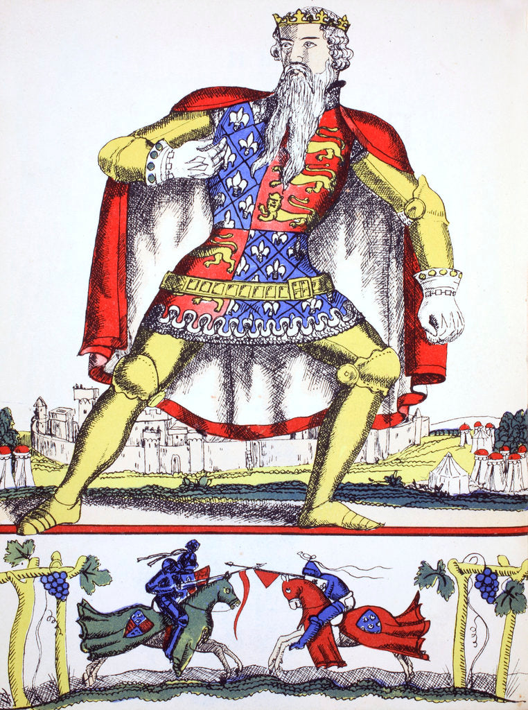 Detail of Edward III by Rosalind Thornycroft
