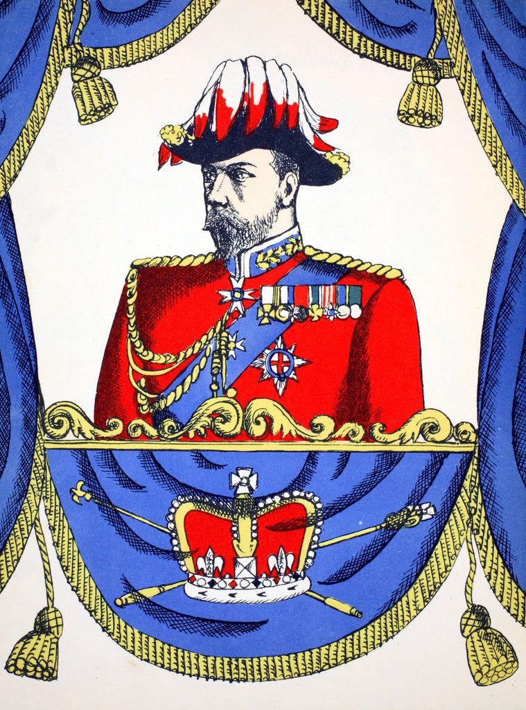 Detail of George V by Rosalind Thornycroft