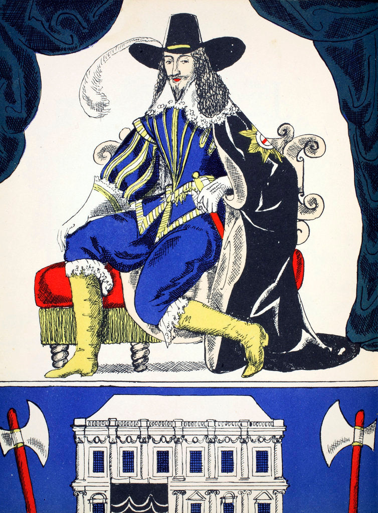 Detail of Charles I by Rosalind Thornycroft