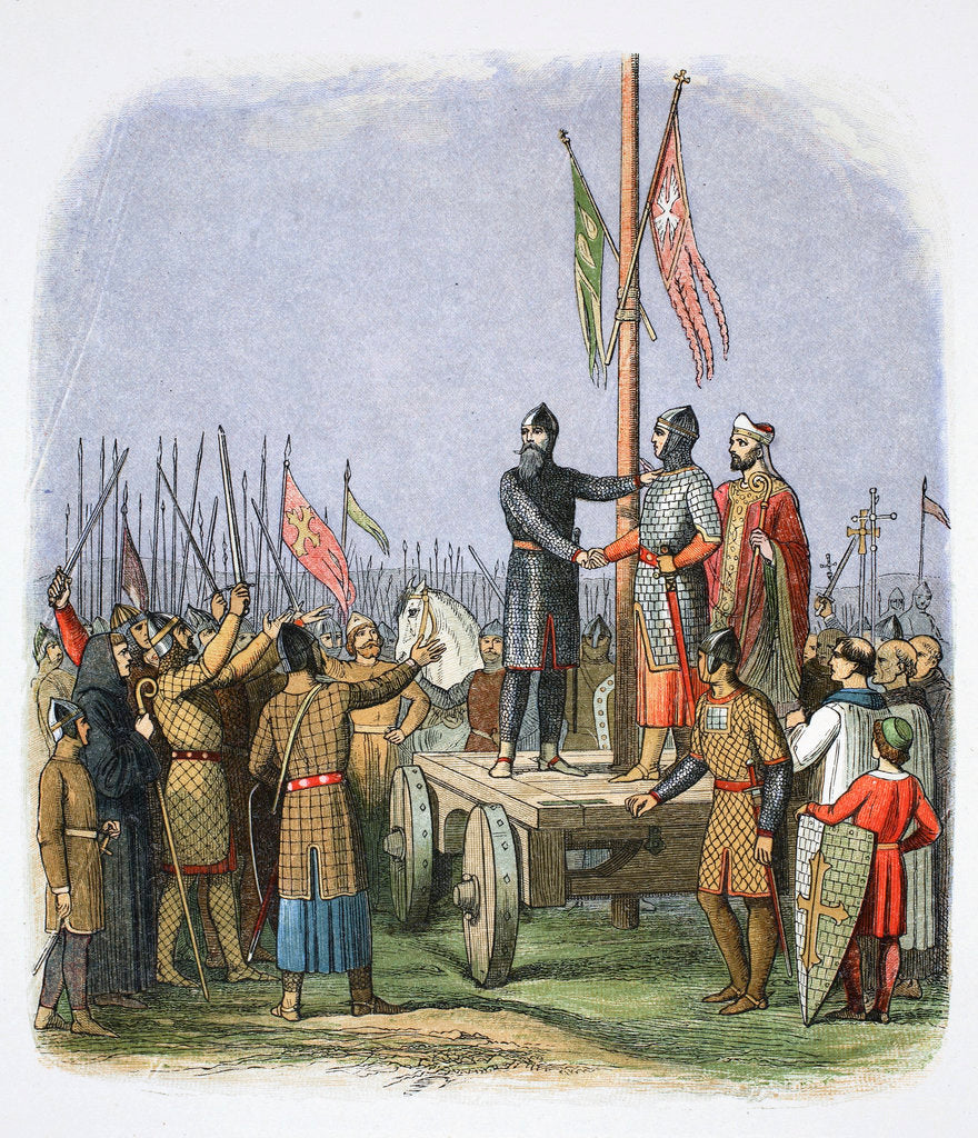 Detail of The oath of Walter l'Espec by James William Edmund Doyle