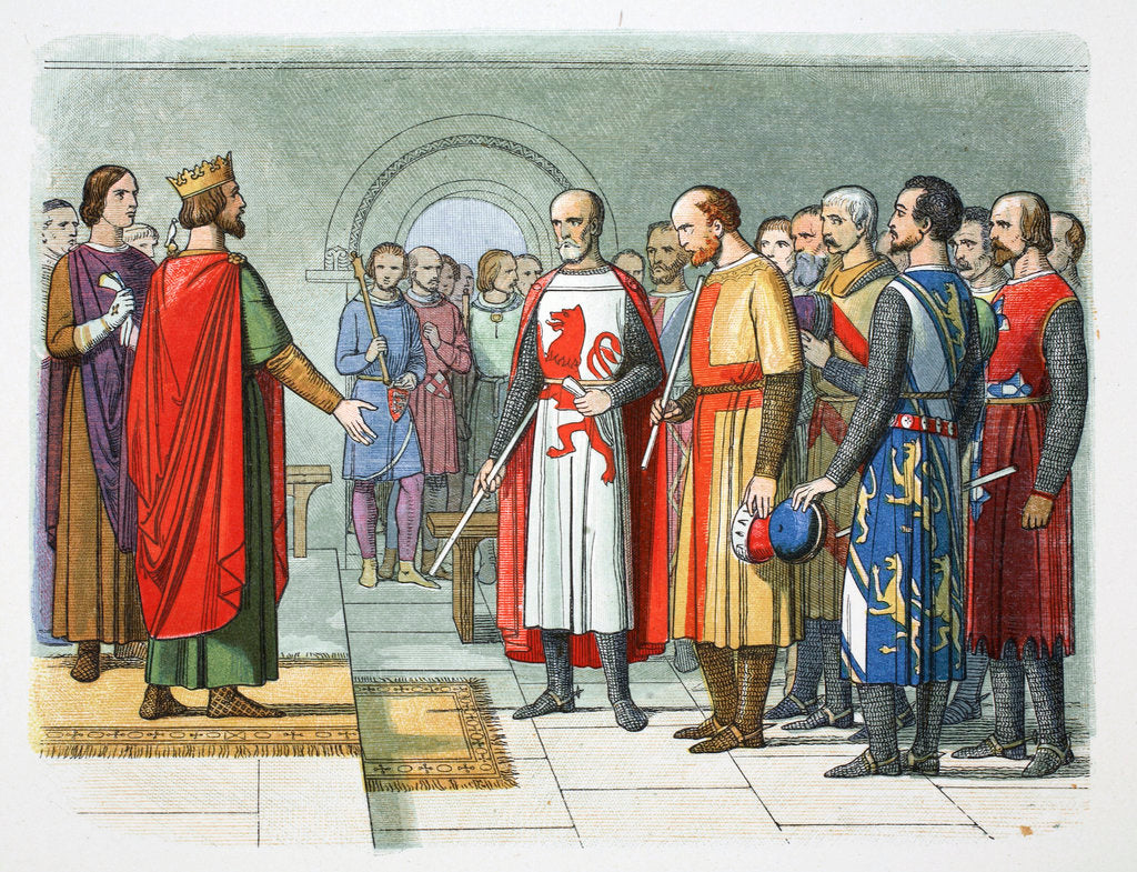 Detail of King Henry III and his Parliament by James William Edmund Doyle