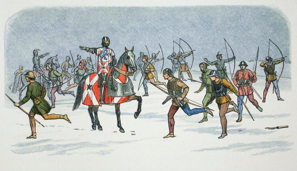 Detail of Strategem of Lord Fauconberg at the Battle of Towton by James William Edmund Doyle