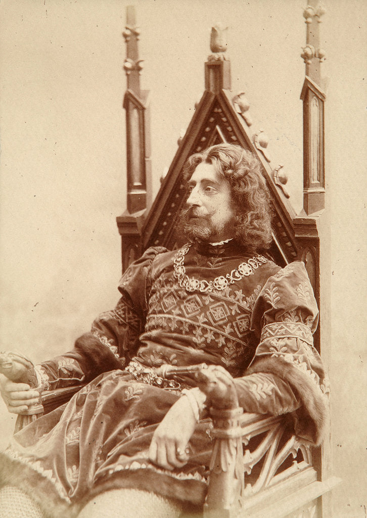 Detail of Grand Duke Constantine Constantinovich of Russia as Hamlet, 1900 by Karl August Fischer