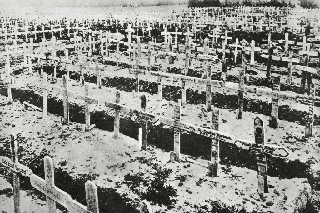 Detail of A German cemetery in France by Anonymous
