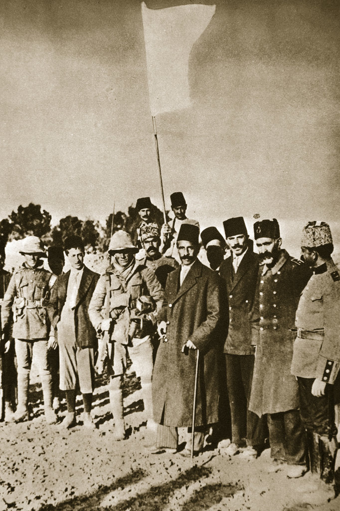Detail of The surrender of Jerusalem, World War I, 1917 by Unknown