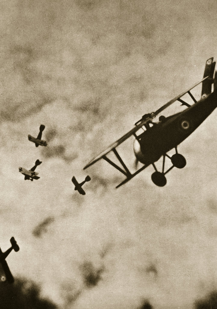 Detail of Pursuit. Aerial warfare, World War I, c1916-c1918 by Unknown