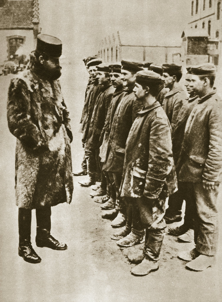Detail of Youthful German prisoners of war, World War I, 1918 by Unknown