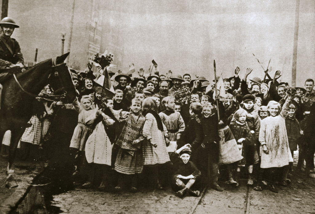 Detail of Lille delivered, France, World War I, 1918 by Unknown