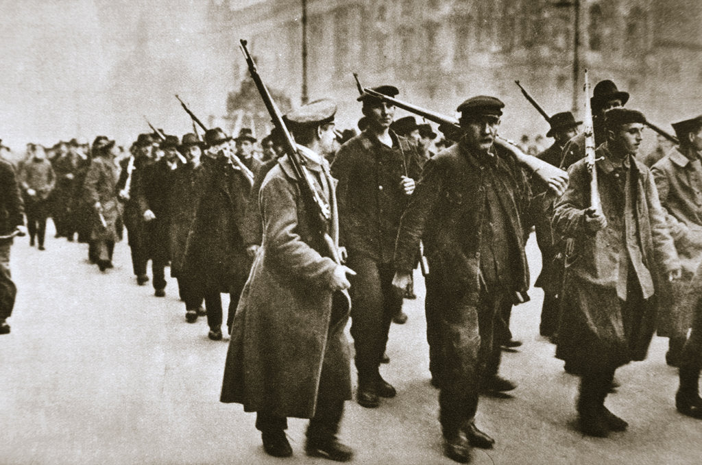 Detail of Scene during the German Revolution, c1918-c1919 by Unknown
