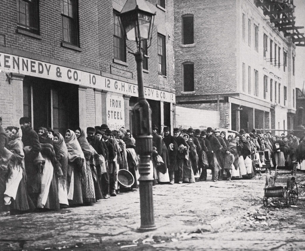 Detail of Coal strike, USA, 1902 by Unknown