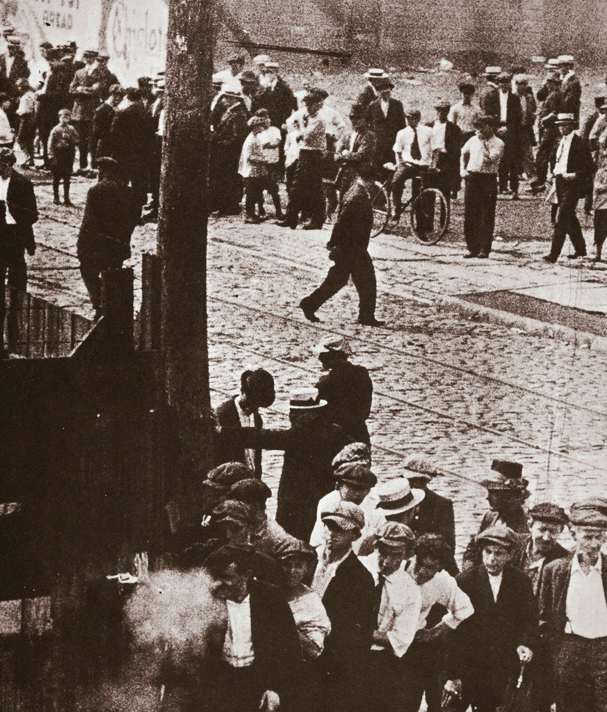 Detail of Riot during a strike by Standard Oil workers by Anonymous
