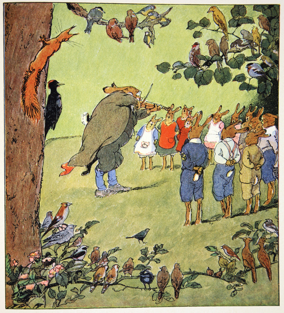 Detail of Singing lesson by Fritz Kock-Gotha