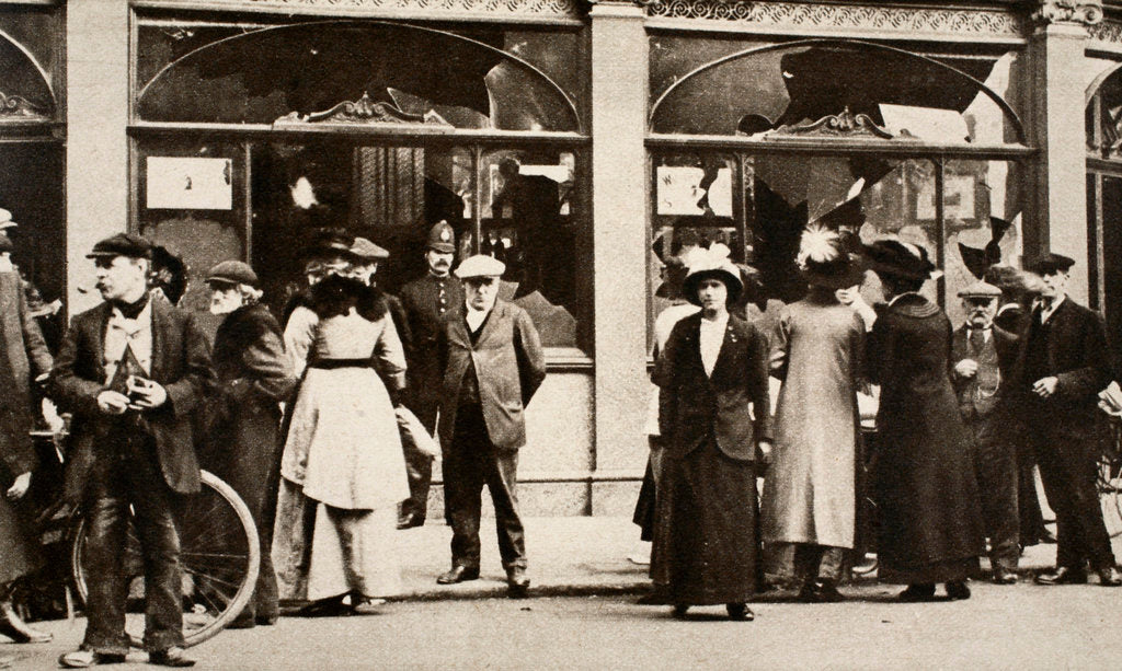 Detail of German tavern wrecked by Anonymous