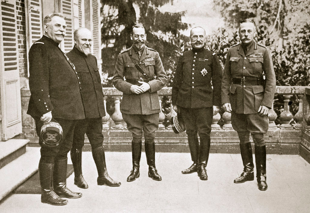 Detail of King George V in France by Anonymous