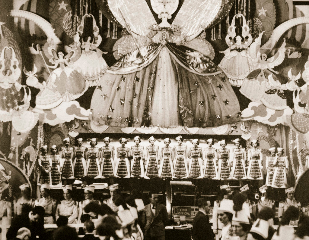 Detail of Fairyland' setting for the draw in the Irish Hospitals' Sweepstake by Anonymous