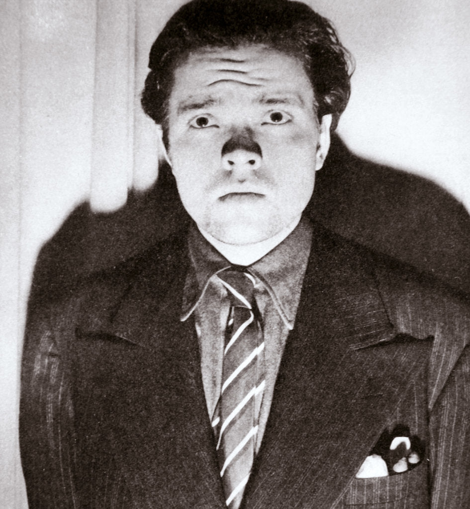 Detail of Orson Welles, American actor and film director, 30 October 1938 by Unknown
