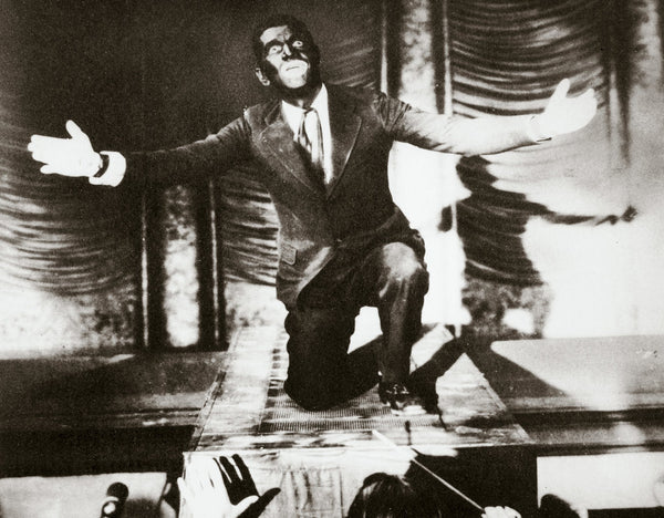Al Jolson, American singer, in the final scene from the film The Jazz ...