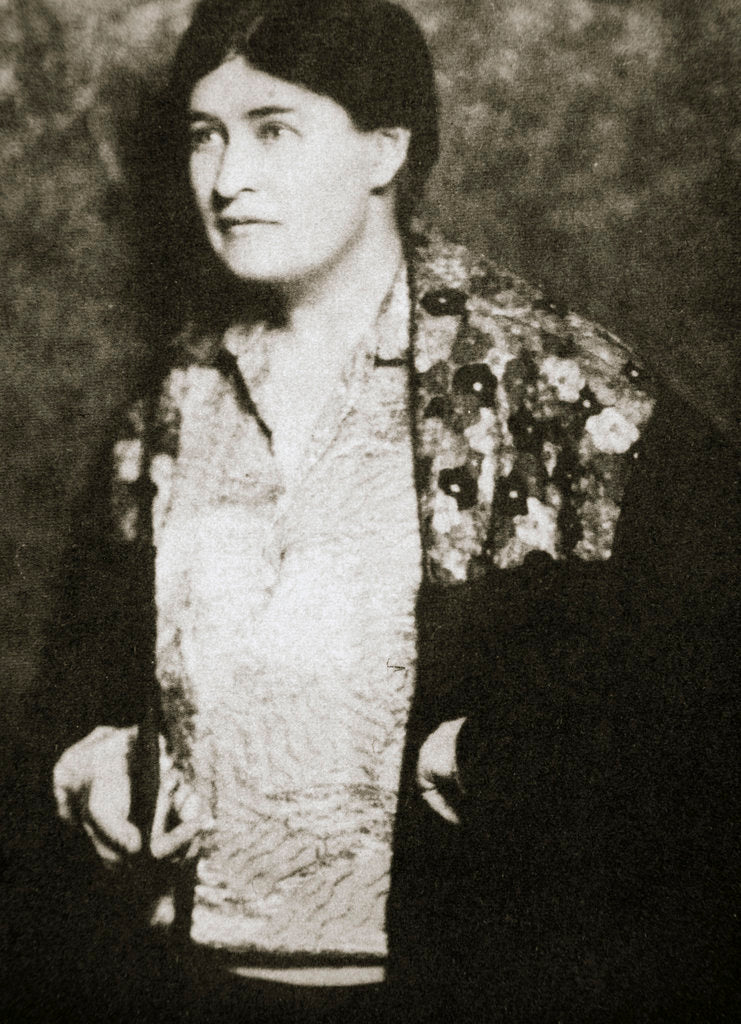 Detail of Willa Cather by Anonymous