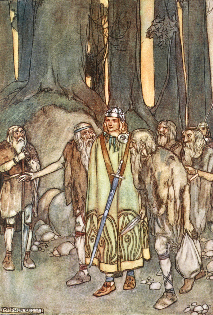 Detail of And that night there was feasting and joy in the lonely hut by Stephen Reid