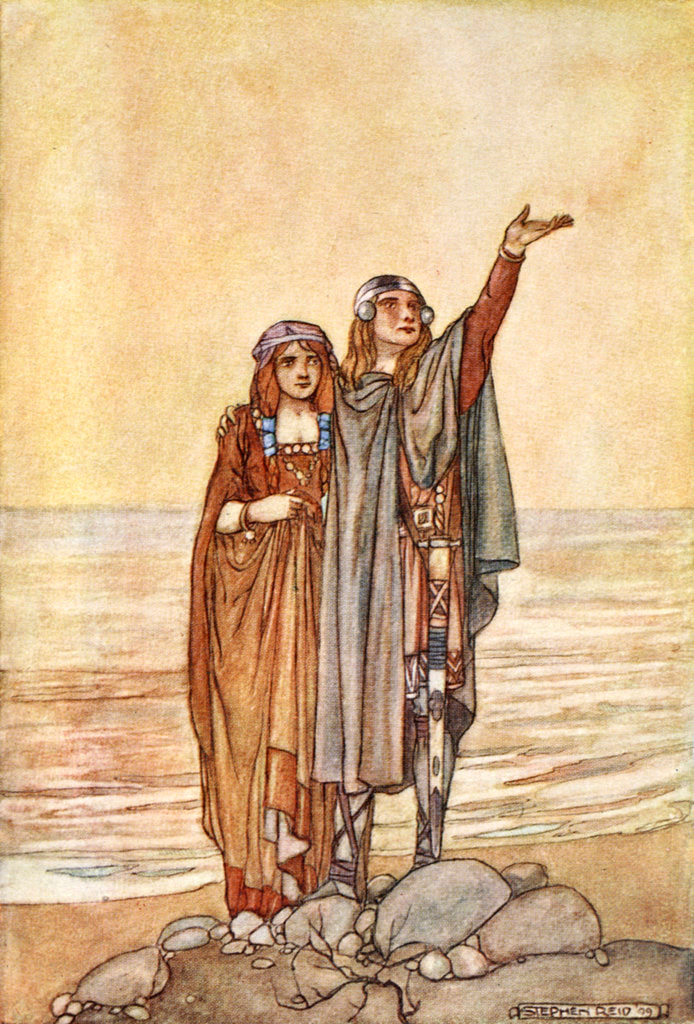 Detail of Follow me now to the Hill of Allen by Stephen Reid