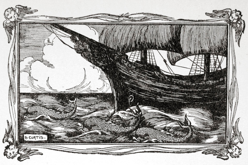 Detail of The Magic Potion by Dora Curtis