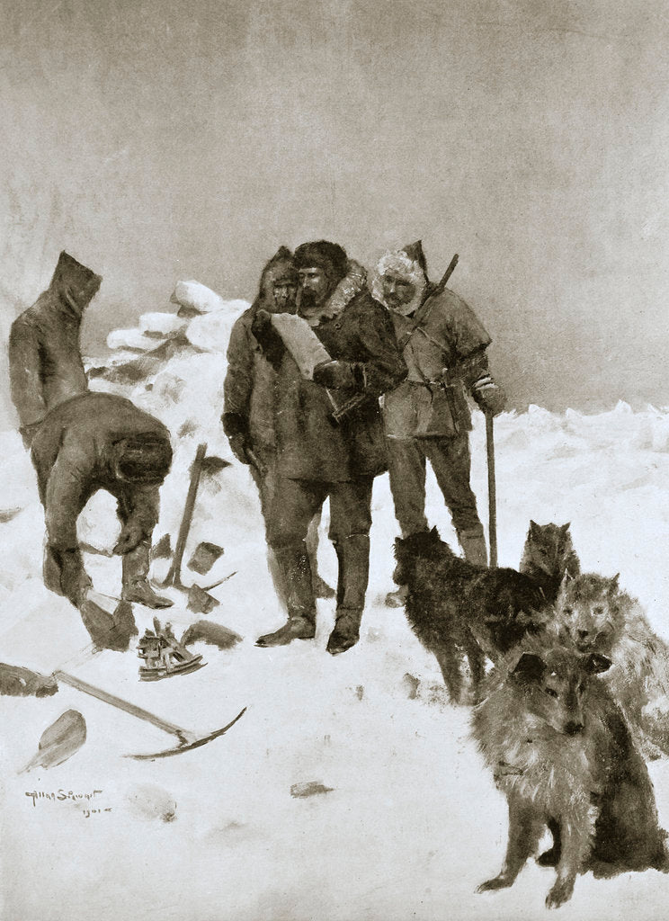 Detail of Captain McClintock's search for missing Arctic explorer Sir John Franklin by Anonymous