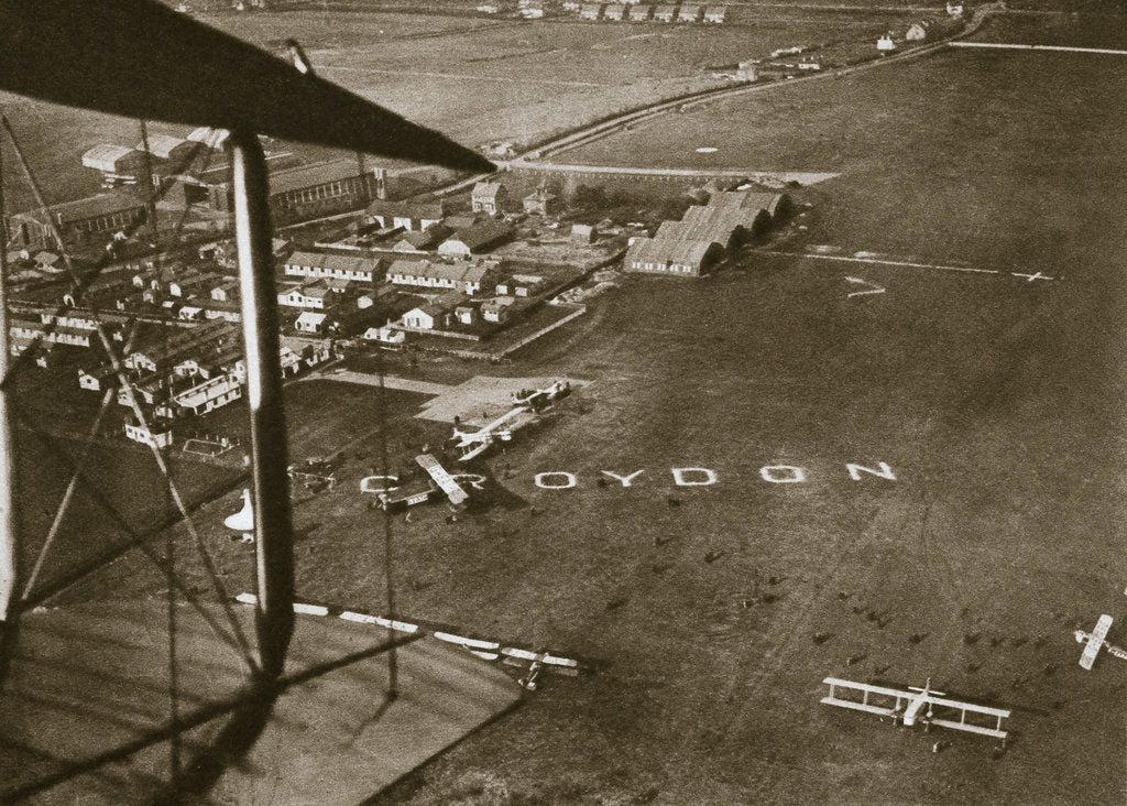 Detail of Aerial view of London Airport by Anonymous