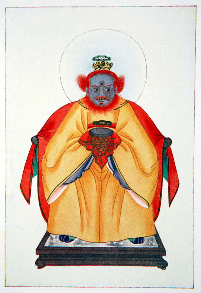 Detail of Confucius the Great Unapotheosized God of China by Anonymous
