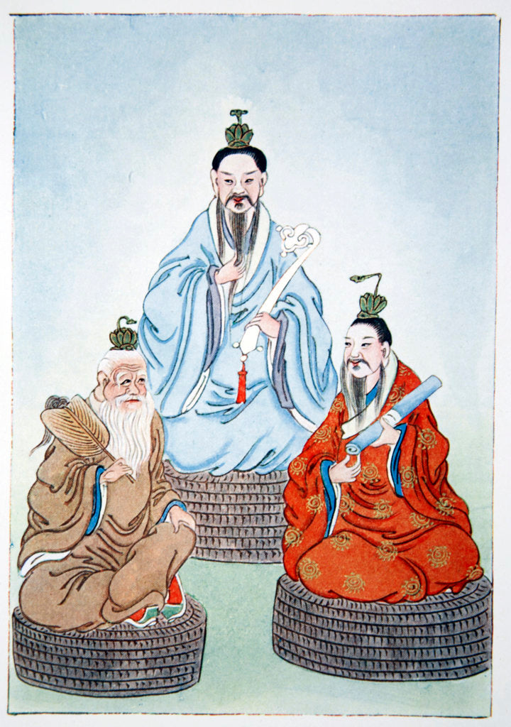 Detail of The Taoist Triad by Anonymous