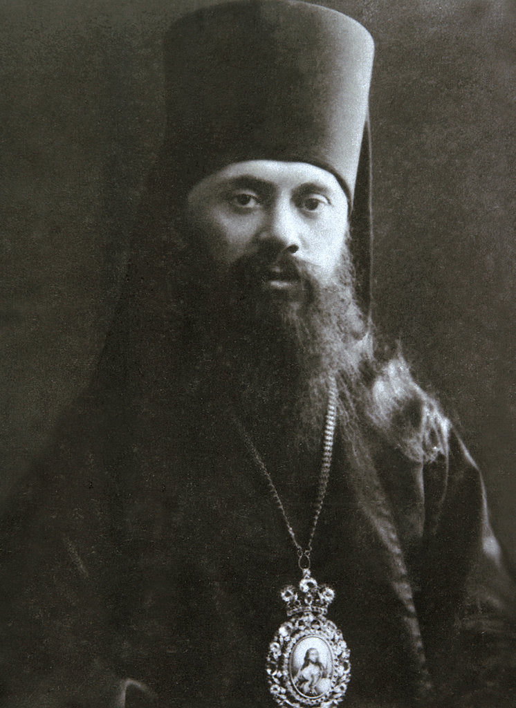 Detail of Bishop Anastasy (Gribanovsky) of Serpukhov, c1906-c1907 by Unknown
