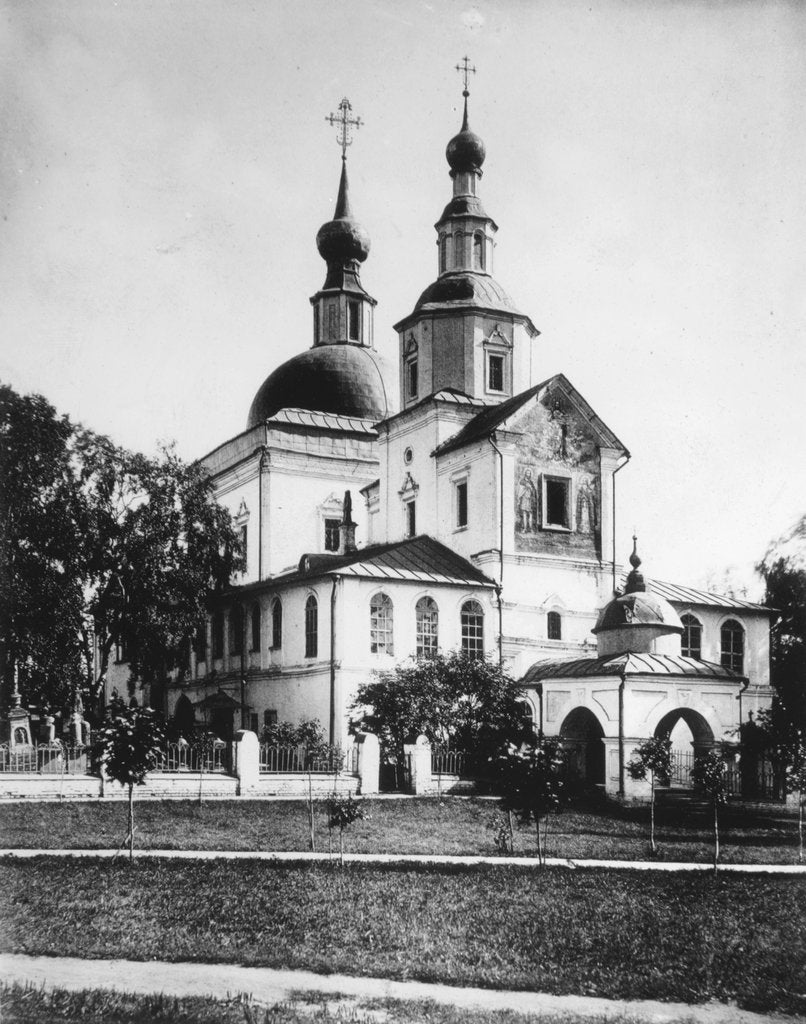 Detail of Danilov Monastery, Moscow, Russia, 1882 by Scherer Nabholz & Co